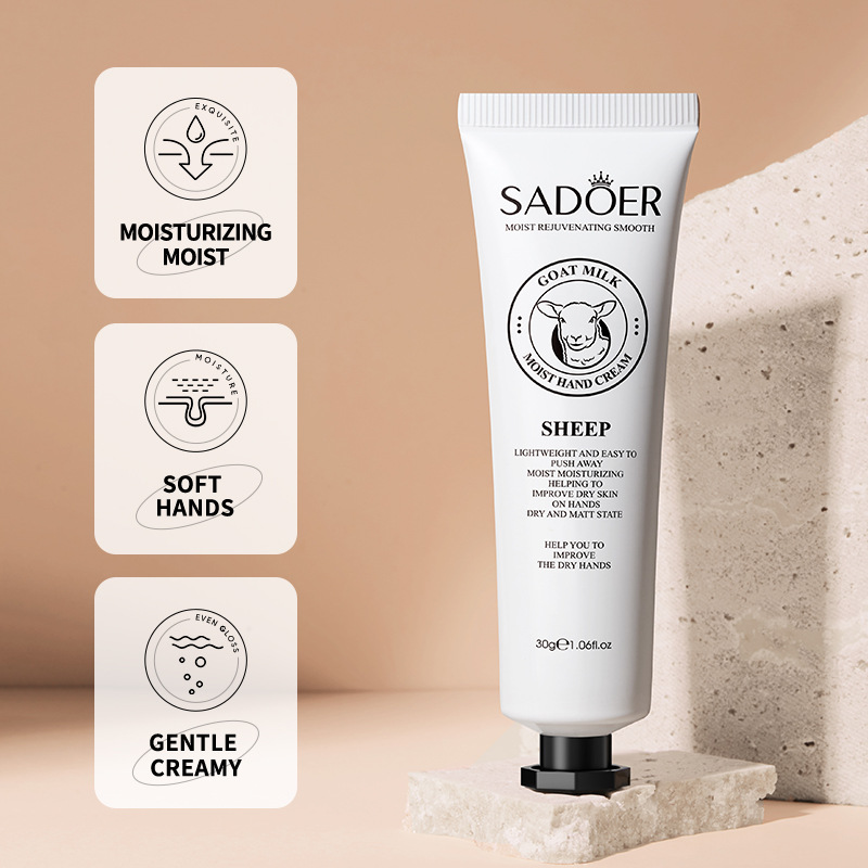All-english SADOER Moisturizing and Smoothing Hand Cream Set for improving dryness in autumn and winter, cross-border export wholesale Specification drawing
