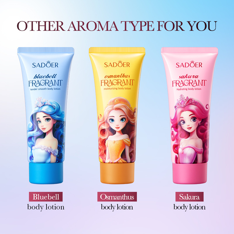 SADOER Cherry Blossom Hydrating Fragrance Body Lotion, Autumn and winter Moisturizing Body Lotion Cross-border export wholesale full figure