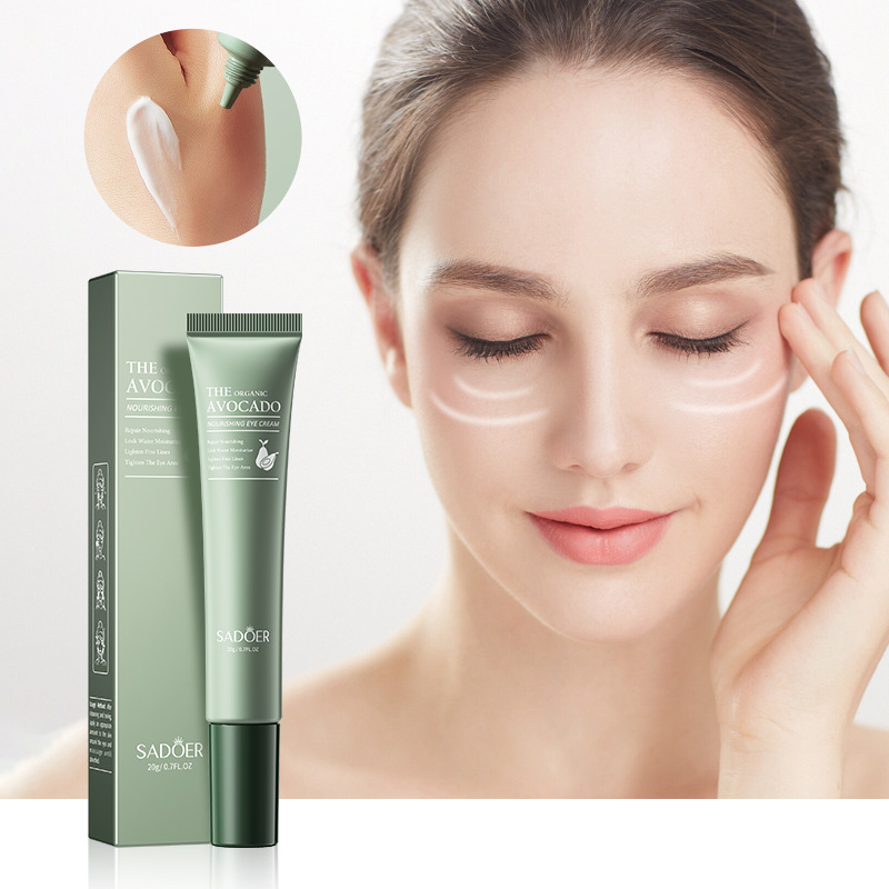 SADOER organic avocado Nourishing Eye Cream in English moisturizes the eyes and improves dryness. Cross-border export wholesale details Picture