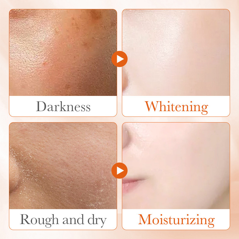 Cross-border export wholesale of SADOER Five-layer Vitamin C Whitening Multi-Effect Repair Vitamin C skin care product Set in full English Item Picture