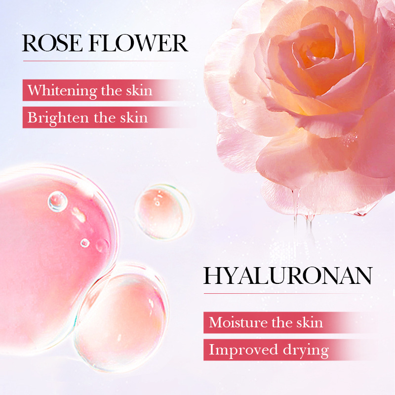 Cross-border wholesale of SADOER rose Hyaluronic Acid Whitening Moisturizing Hand Cream and Hand care Cream in English Application Scenario