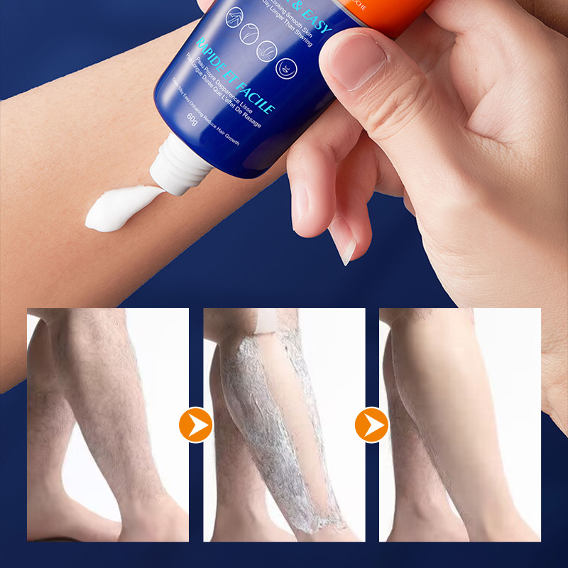 SADOER men's hair removal cream in English is gentle, non-irritating and painless. Cross-border wholesale of underarm and leg hair removal cream Item Picture