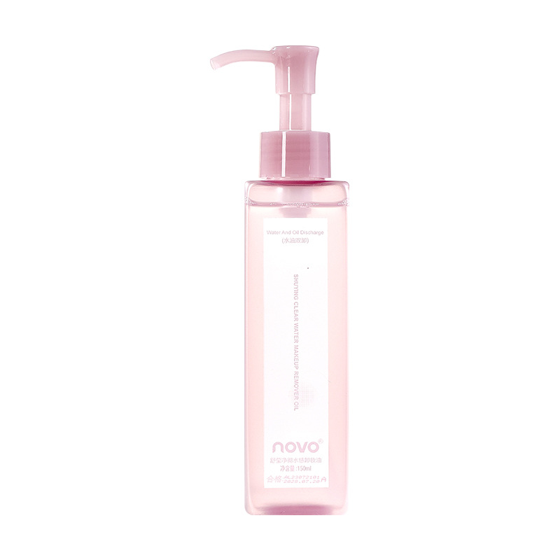 NOVO Shuying Purifying Water-like Makeup Remover Oil is refreshing, moisturizing, gentle and non-irritating. It deeply cleanses the eyes, face and lips Item Picture