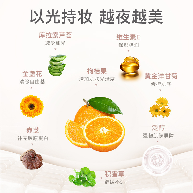 NOVO Beauty Cream Skin Care New Foundation Liquid Concealer and Moisturizer High Oil Long-lasting anti-sweat and no-smudge Foundation details Picture
