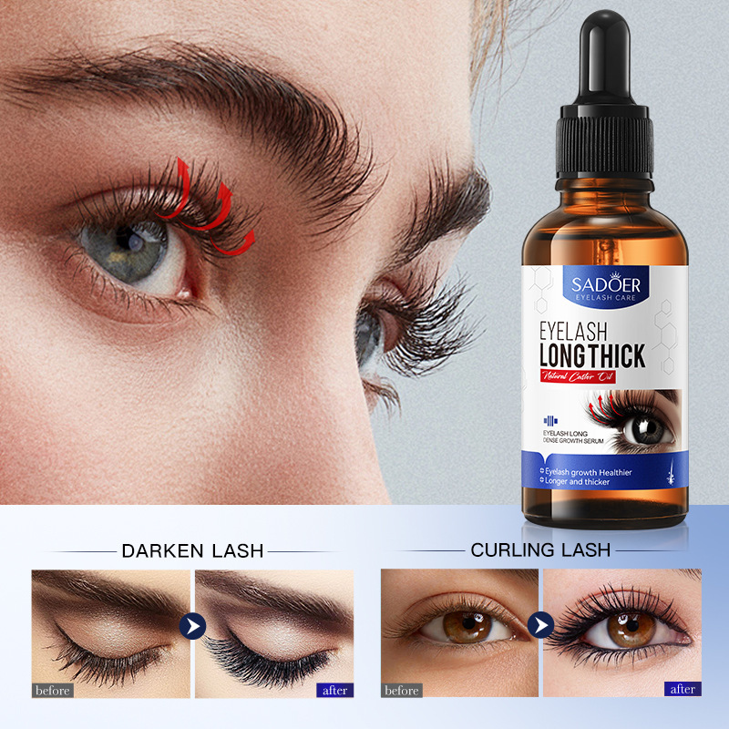 Cross-border export wholesale of SADOER eyelash thickening mascara and slimming Thickening essence in full English Application Scenario