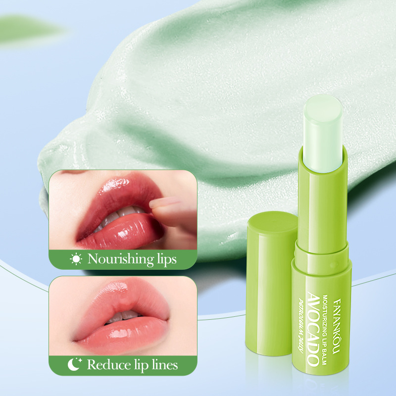 FAYANKOU Avocado Vaseline Moisturizing Lip Balm for autumn and winter cross-border export wholesale Specification drawing