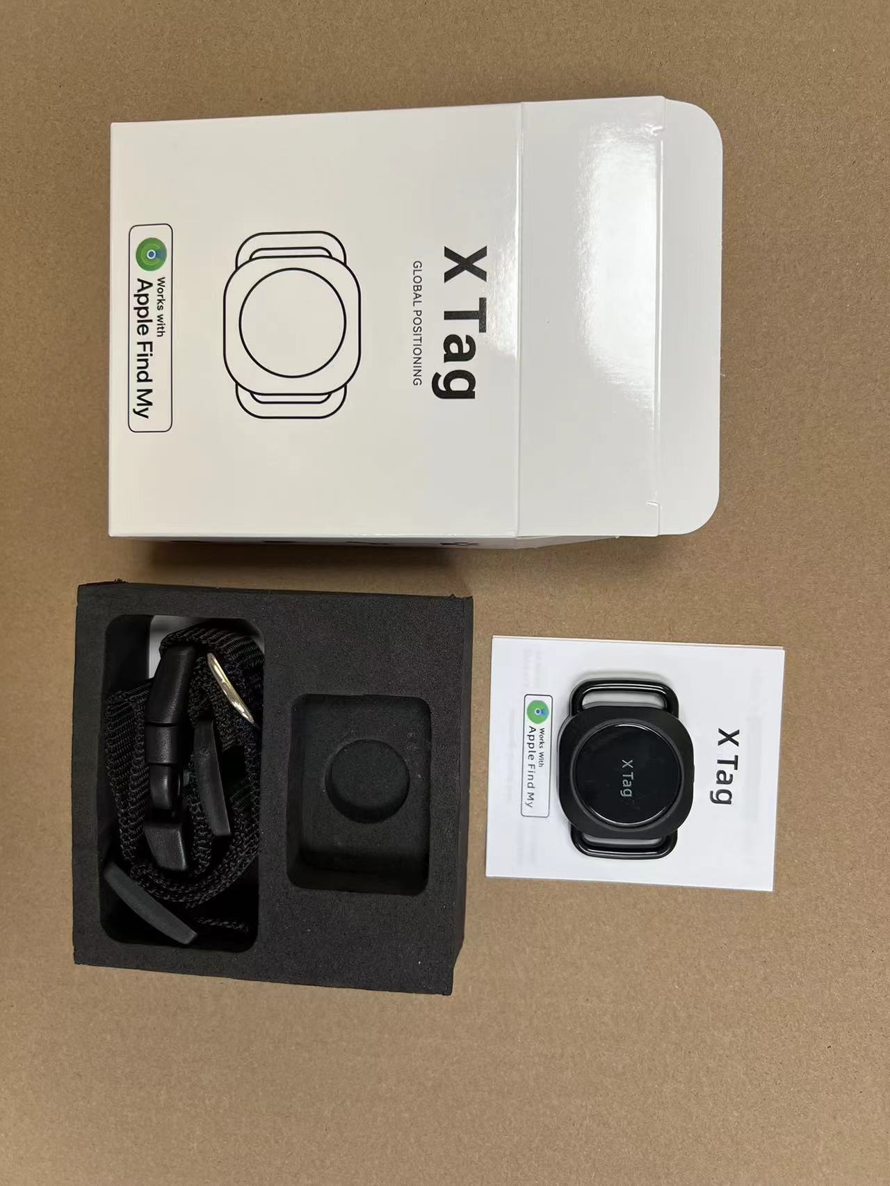 宠物定位器/定位器/物品追踪器/宠物防丢定位器小米/定位白底实物图