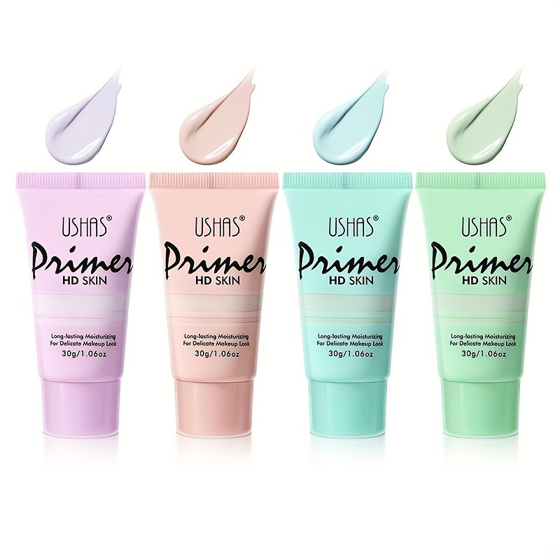 USHAS European and American cross-border export Primer, Waterproof, sweat-proof, Moisturizing, Pore-invisible Base Makeup FS412 full figure