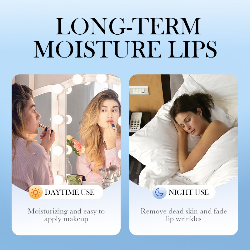 Full English SADOER avocado Lip Scrub Autumn and Winter Moisturizing Lip Balm cross-border export wholesale Application Scenario