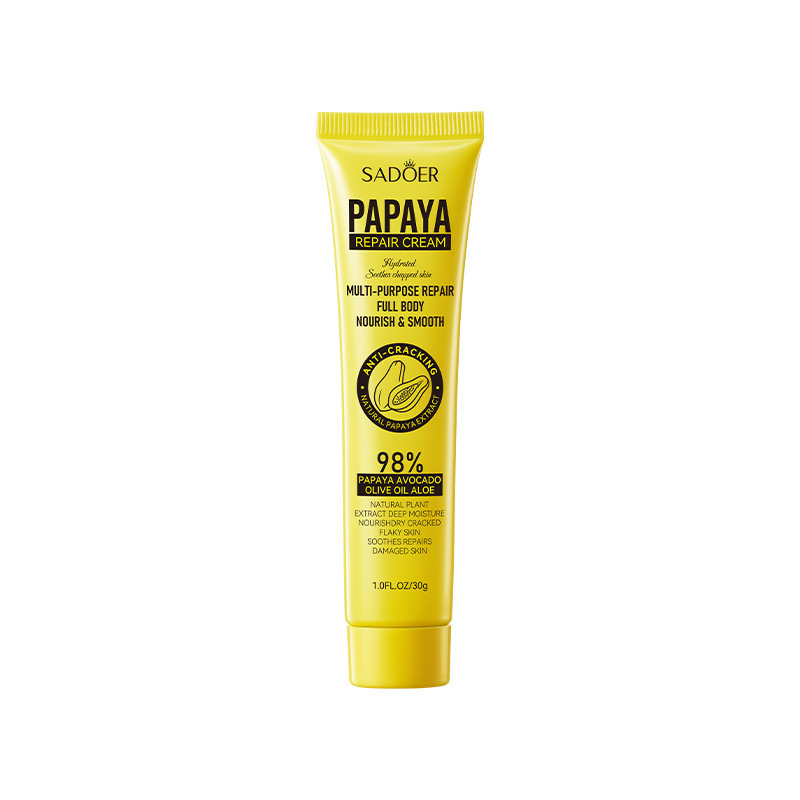 All-english papaya skin Rejuvenation Cream 30g SADOER anti-cracking Body Universal Facial Cream Cross-border export wholesale Item Picture