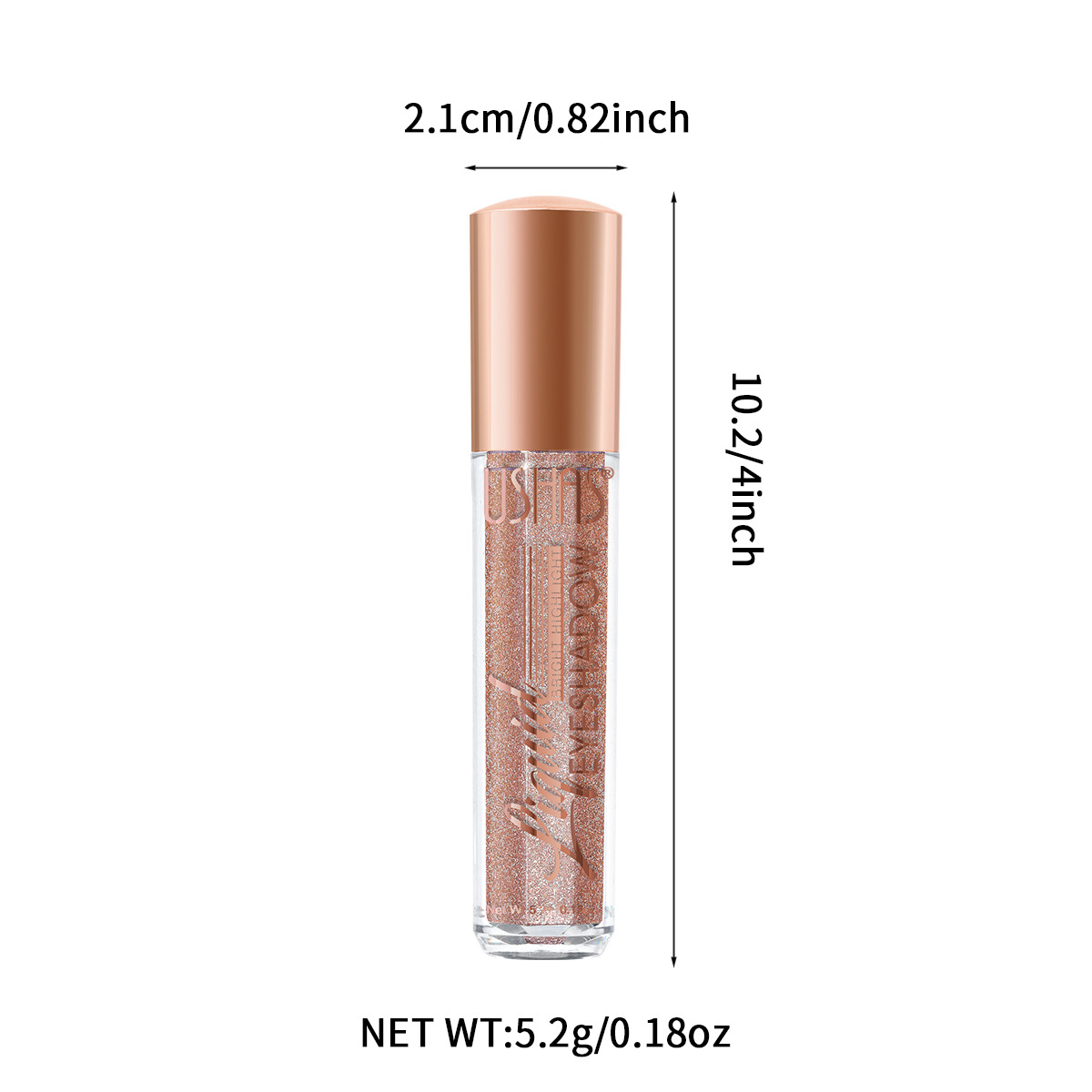 USHAS cross-border stock liquid pearlescent eyeshadow from Europe and America: Waterproof, non-smudging, glitter powder, eye color brightening, LG193 Item Picture