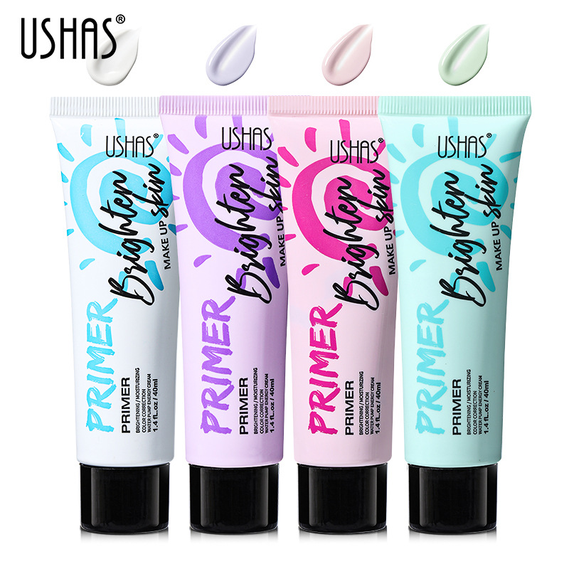 USHAS cross-border in-stock best-selling oil-control primer, natural and long-lasting foundation cream, Concealer Foundation liquid full figure