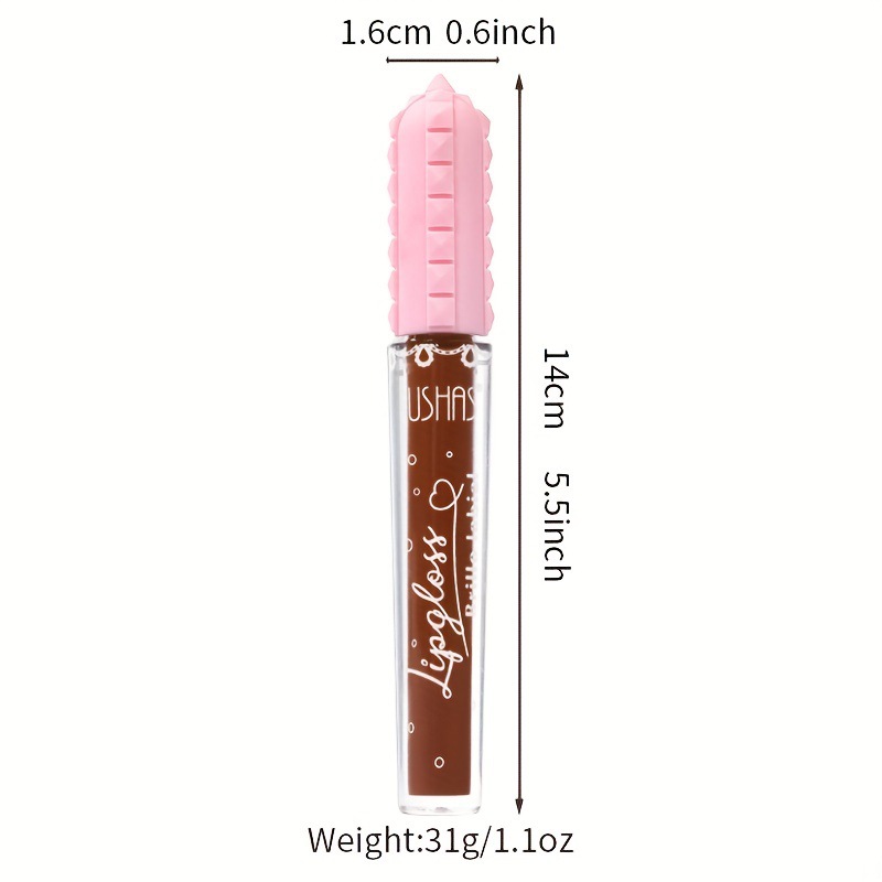 USHAS Amazon's best-selling cross-border 6-color matte liquid lipstick, long-lasting non-stick to the cup, waterproof lip gloss and lip gloss Item Picture