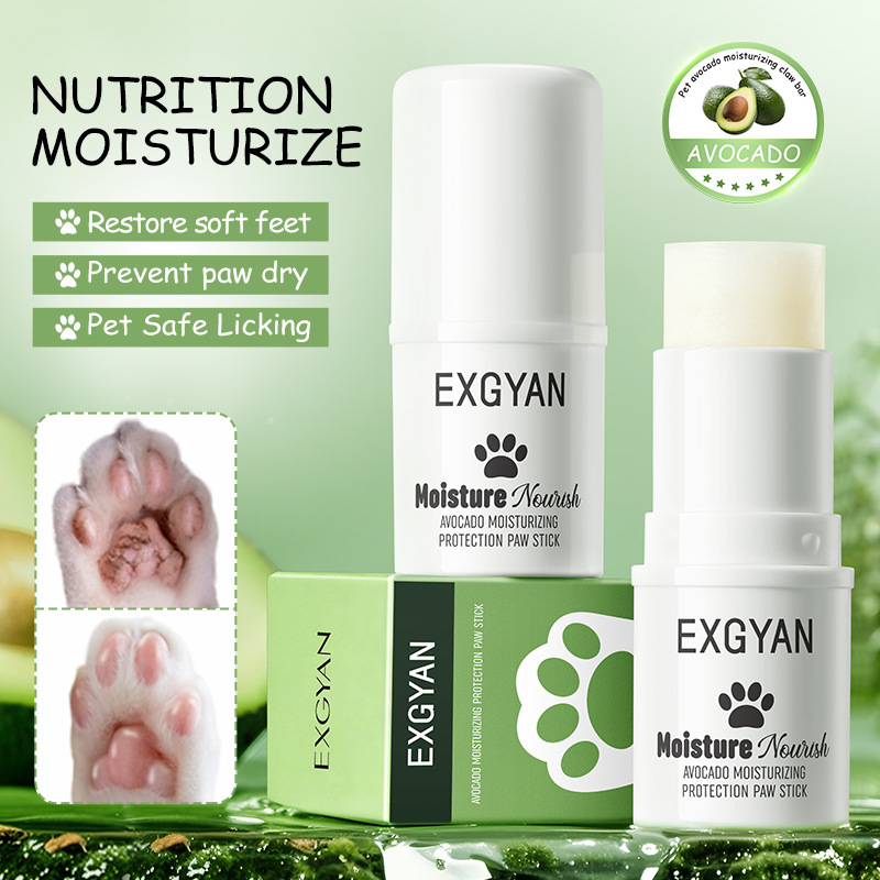 All-english EXGYAN pet avocado moisturizing paw Guard to nourish the PAWS of cats and dogs cross-border export wholesale full figure
