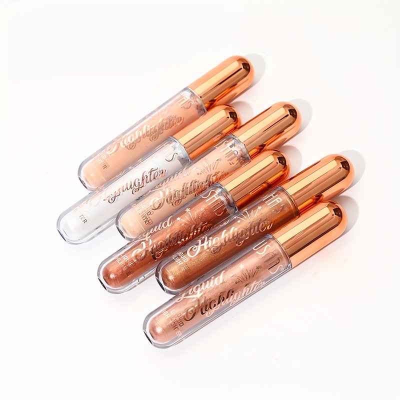 USHAS Cross-border Stock FS265A Liquid High-Gloss Sparkling Diamond Pearlescent Brightening and Contouring Polarized Liquid Eyeshadow full figure