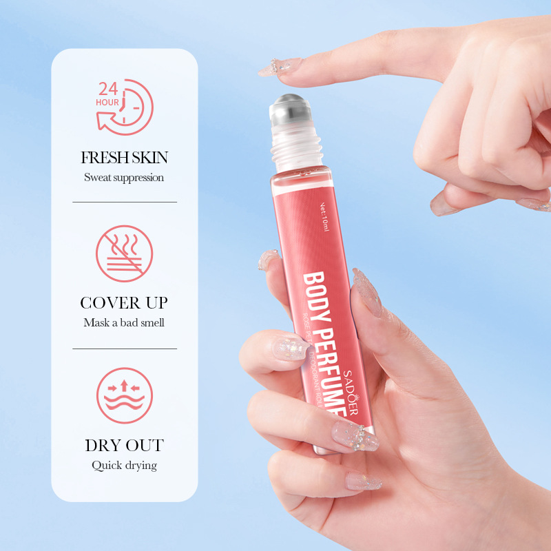 Cross-border wholesale of SADOER rose body Perfume with a lingering fragrance, vitality and freshness roll-on details Picture