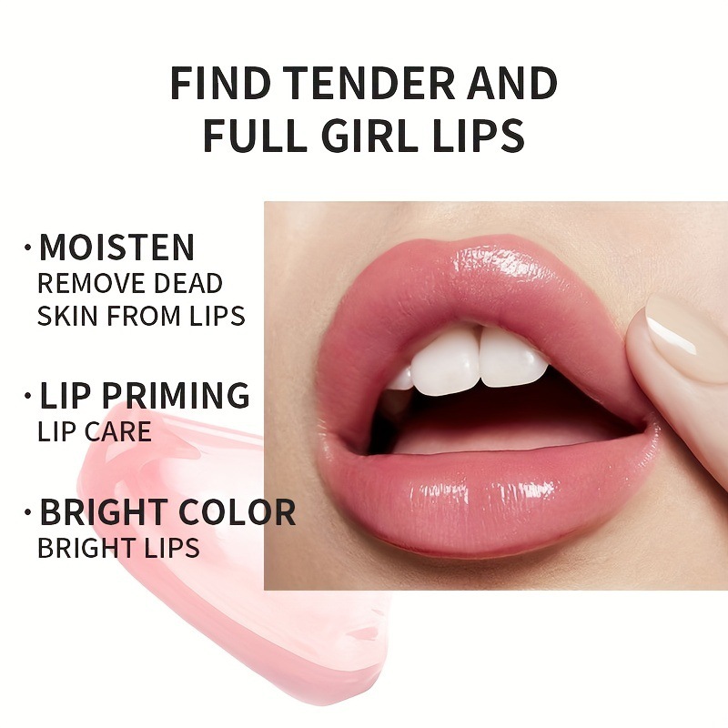 USHAS cross-border hot sales: 3-color refreshing jelly lip mask, lip scrub, lip mask to fade lip lines and moisturize details Picture