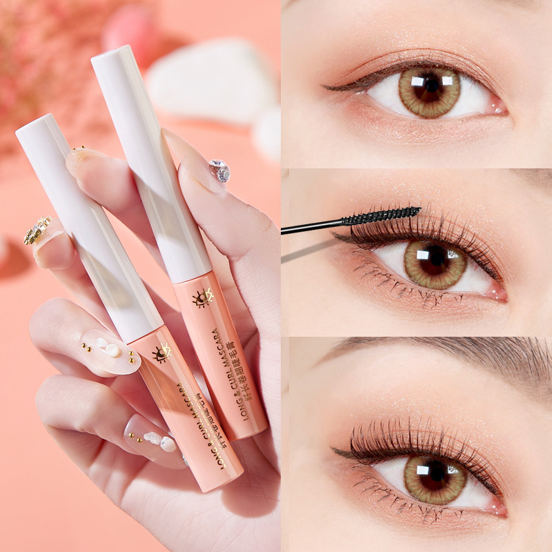 kiss beauty Fine Head Mascara is waterproof, sweat-proof and does not smudge. The small brush head mascara is long-lasting, slender and curly details Picture
