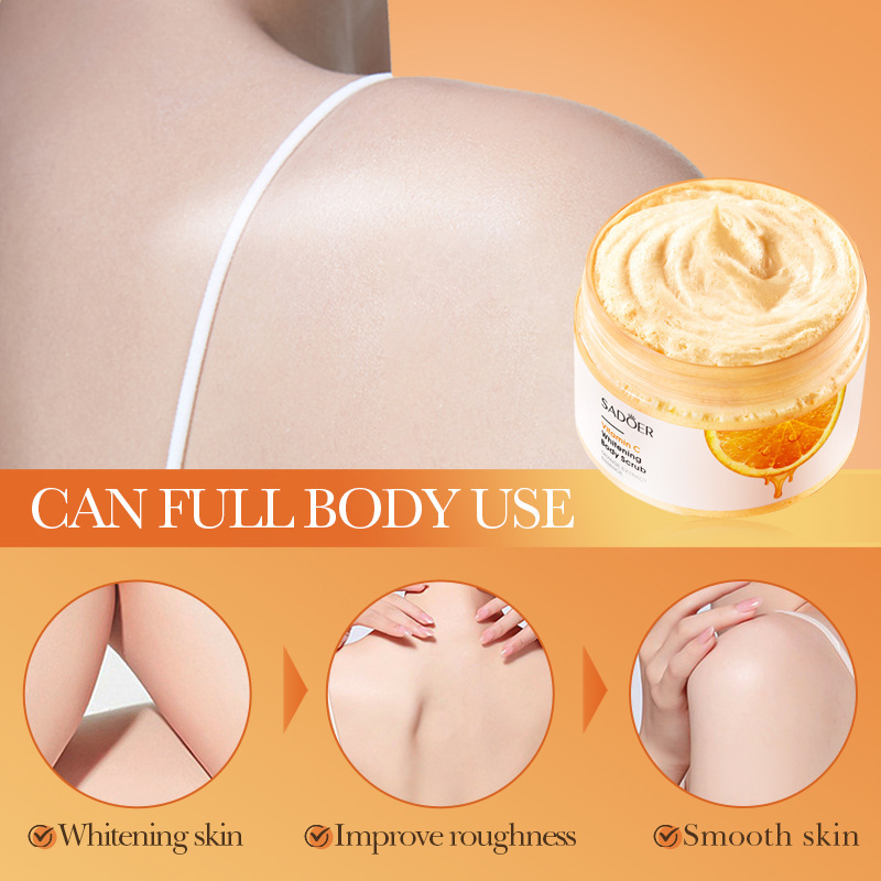 All-english SADOER Vitamin C Whitening Body Scrub and Exfoliating Scrub cross-border export wholesale Item Picture
