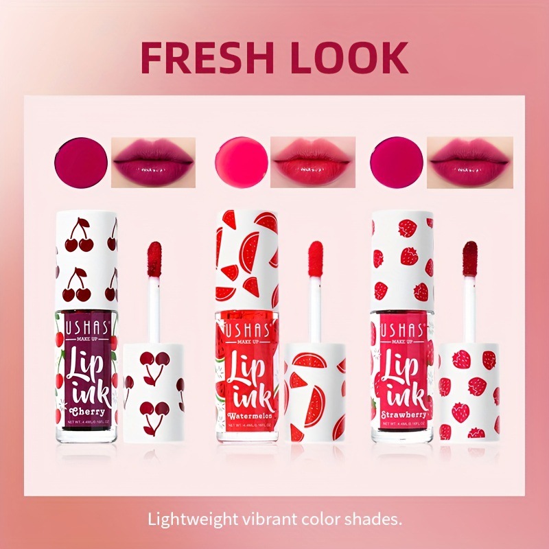USHAS Cross-border LG1946 lipstick, water-repellent cup lip gloss, waterproof and non-fading lip gloss, lip gloss and lip paste, long-lasting Specification drawing