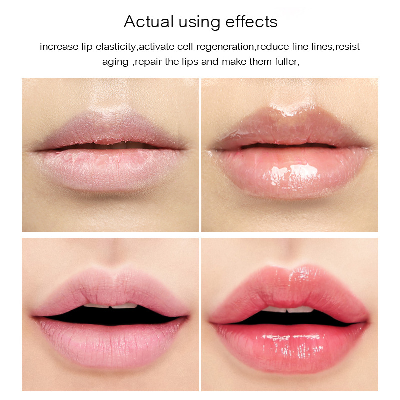 kiss beauty Cross-border Lip Plumping Big Mouth Elastic Lip Oil Jelly Lip Transparent Moisturizing Lip Gloss Lip Gloss details Picture