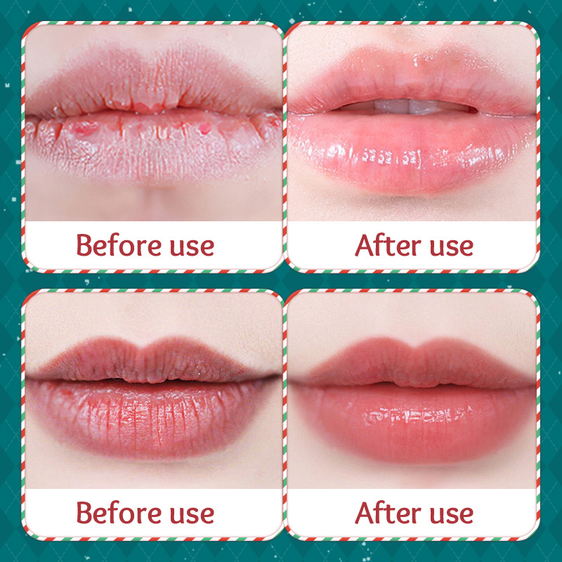 All-english SADOER Christmas Lip Balm Gift Box, autumn and winter anti-cracking care lip balm cross-border export wholesale Item Picture