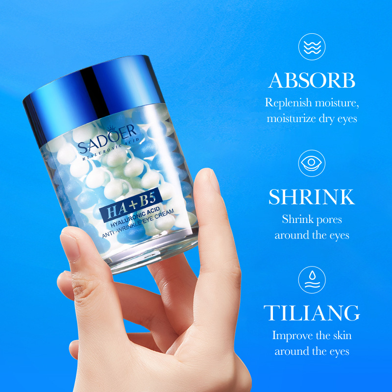 All-english SADOER Hyaluronic Acid B5 Anti-wrinkle and Anti-wrinkle Eye Cream Moisturizing and hydrating Eye Cream Cross-border export wholesale Item Picture