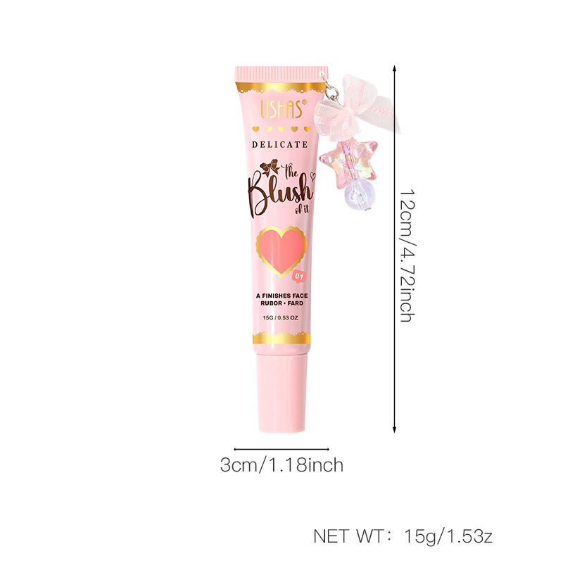 USHAS is currently selling a hot 6-color tube liquid pendant, blush, eyeshadow, lip and cheek dual-purpose contouring natural UBL002 Item Picture