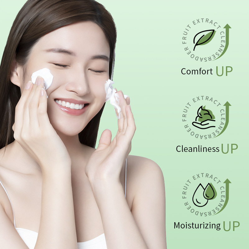 Cross-border wholesale of all-English SADOER flower and fruit Facial Cleanser for gentle pore-cleansing details Picture