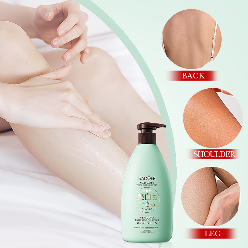 SADOER Nicotinamide Whitening Body Lotion Brightening Skin Brightening Body Cream Cross-border export wholesale details Picture