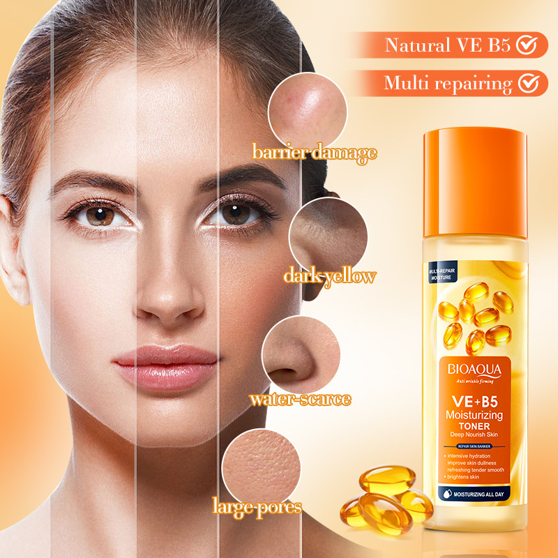 All-english BIOAOUA Vitamin EB5 Moisturizing Multi-Dimensional Repair Toner and Moisturizing Water cross-border export wholesale details Picture