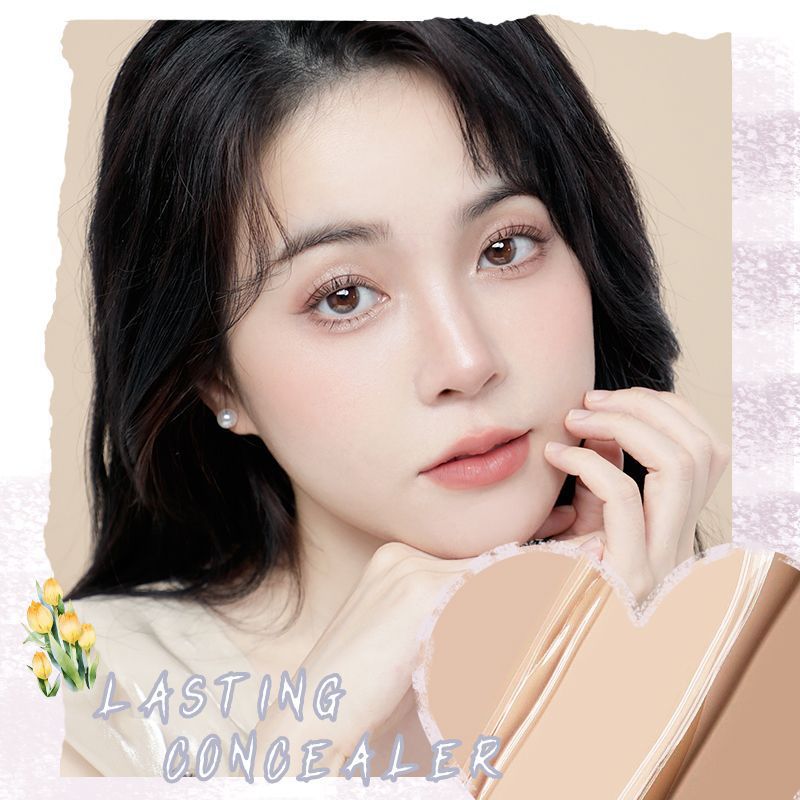 NOVO three-color Concealer covers dark circles, acne marks, facial spots, contouring and brightening. It is a cross-border concealer details Picture