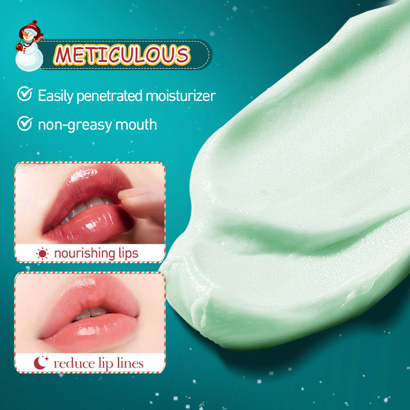 All-english SADOER Christmas Lip Balm Gift Box, autumn and winter anti-cracking care lip balm cross-border export wholesale Application Scenario