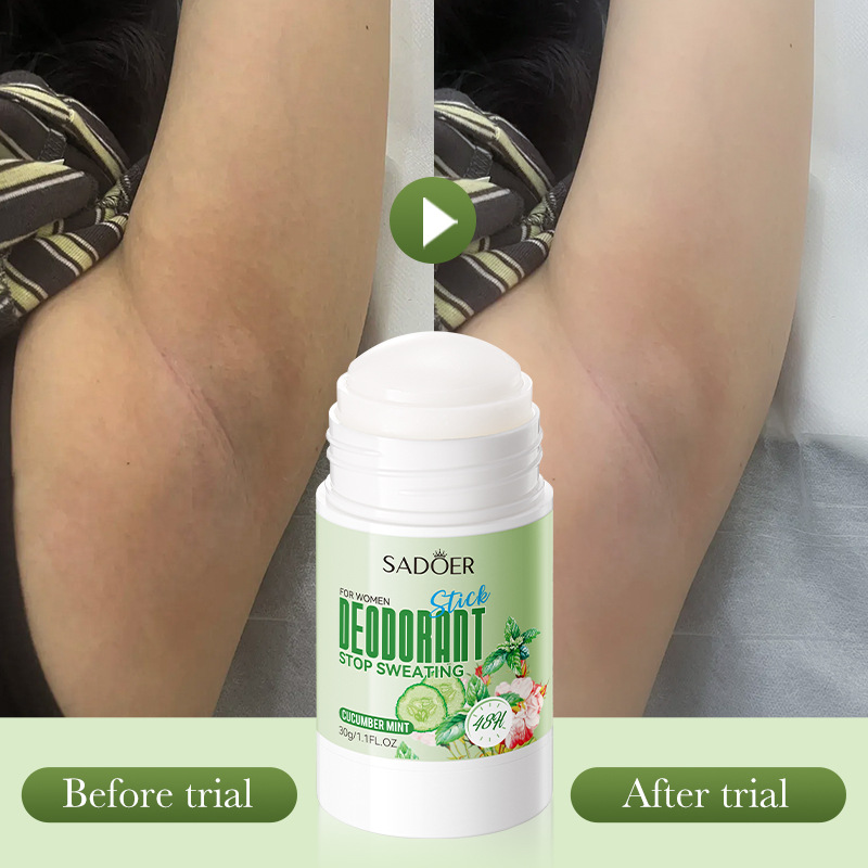 Cross-border wholesale of the all-English SADOER women's antiperspirant Bar series, a compact and portable roller-type antiperspirant Application Scenario