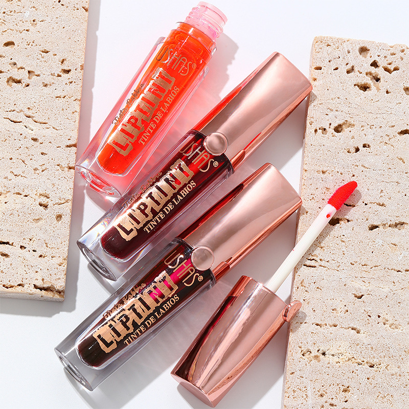 USHAS European and American cross-border stock lipstick water long-lasting makeup effect, not easy to fade, non-stick cup waterproof lip gloss LG2584 Specification drawing