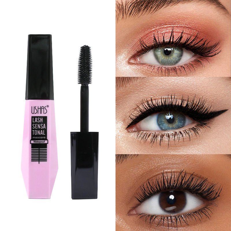 USHAS cross-border stock mascara from Europe and America is waterproof, long-lasting, thick and curling, and does not easily smudge. MA1079 full figure