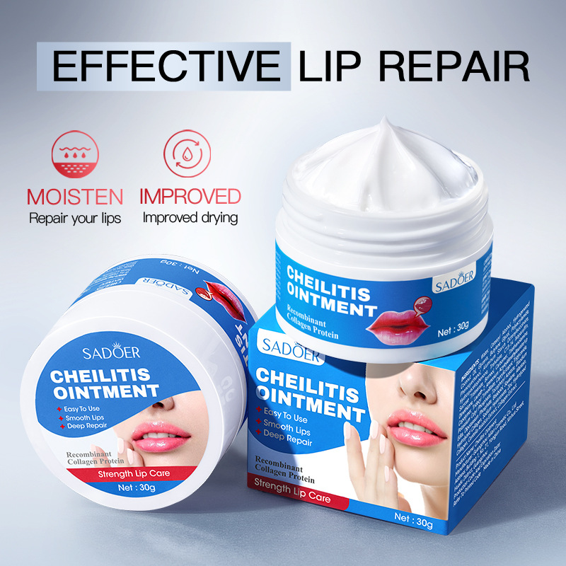 Full English SADOER Lip Balm anti-dryness and Cracking Moisturizing Lip Balm cross-border export wholesale details Picture