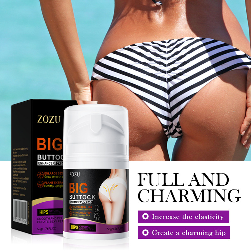 All-english ZOZU Plumping Buttock Cream Massage Firming Buttock Shaping Ladies' Buttock Cream Cross-border export wholesale Specification drawing