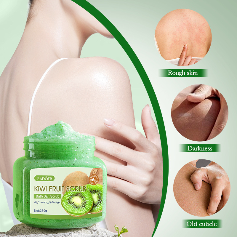 Cross-border export wholesale of all-English Scrub SADOER and fruit exfoliating and cleansing Scrub Scrub details Picture