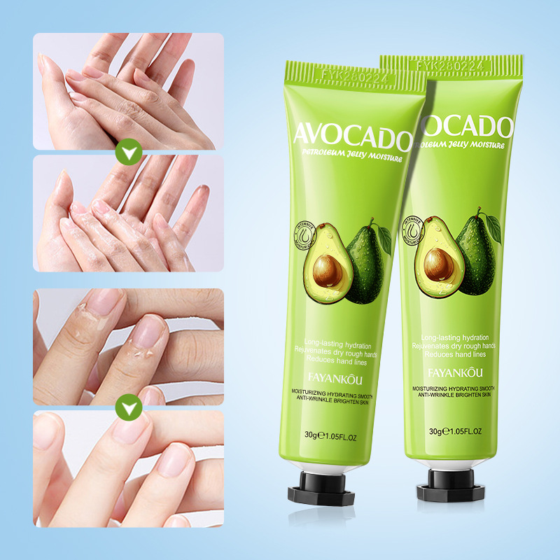 FAYANKOU Avocado Vaseline Moisturizing and Tender Hand Cream Cross-border export wholesale Application Scenario