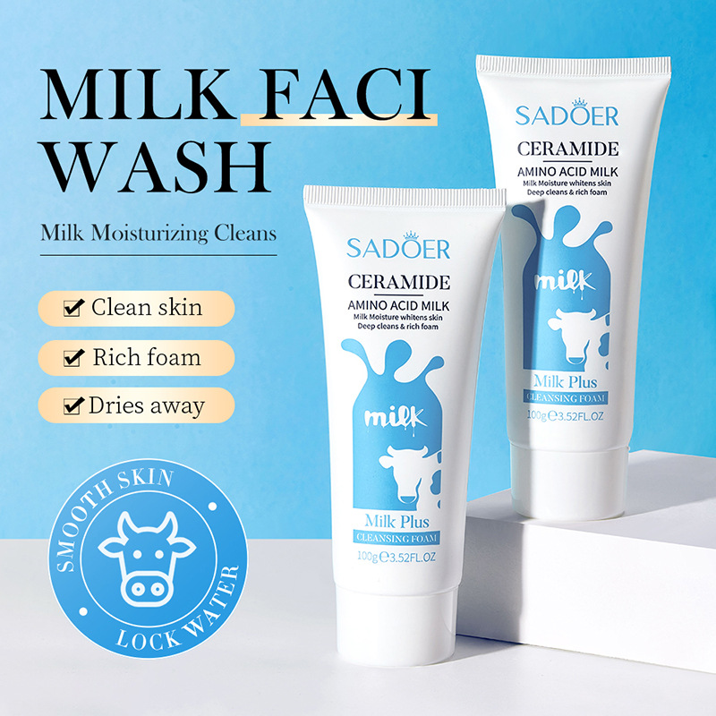 Full English SADOER milk whitening skin care product set, essence, cream, Facial Cleanser, cross-border export wholesale details Picture