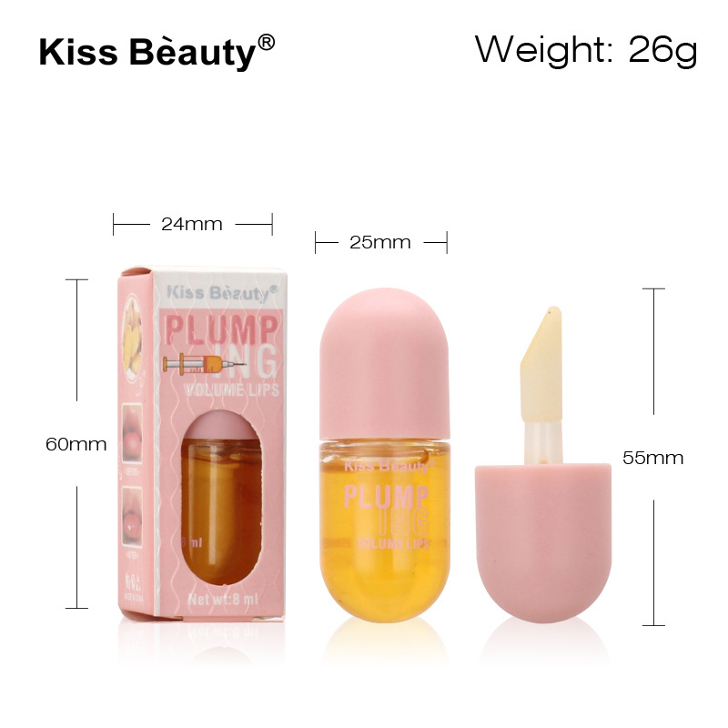 kissbeauty Lip Wrinkle Reduction and Lip Fullness Capsules Essence Oil Lip Care Essence Lip Balm Moisturizes and nourishes the lips Item Picture