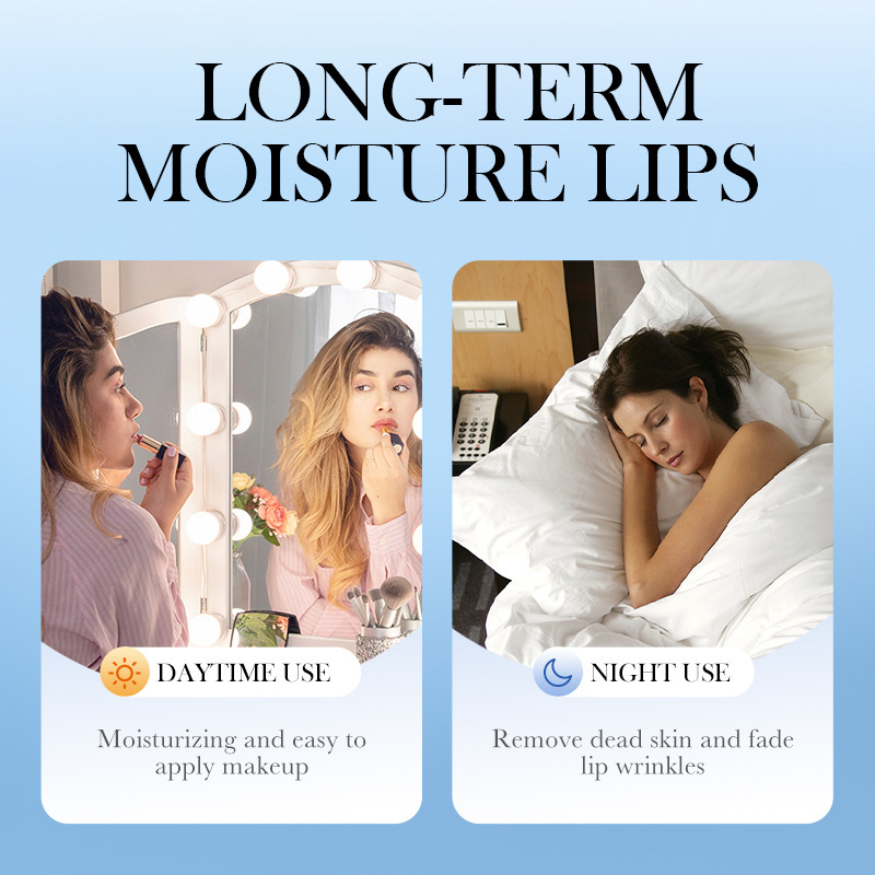 Cross-border export wholesale of SADOER coffee bean lip scrub for autumn and winter moisturizing lip balm Application Scenario