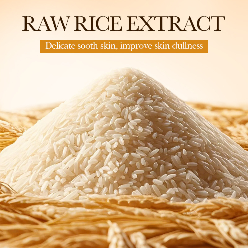 All-english BIOAOUA Rice Purees Whitening Travel Five-piece Facial Cleansing and Moisturizing Set Cross-border export wholesale Application Scenario