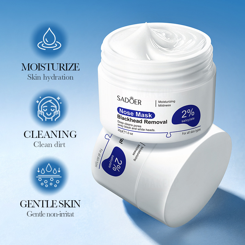All-english SADOER Blackhead removal nasal Mask cleans the nose. Blackhead removal nasal mask with tissue. Cross-border export wholesale details Picture