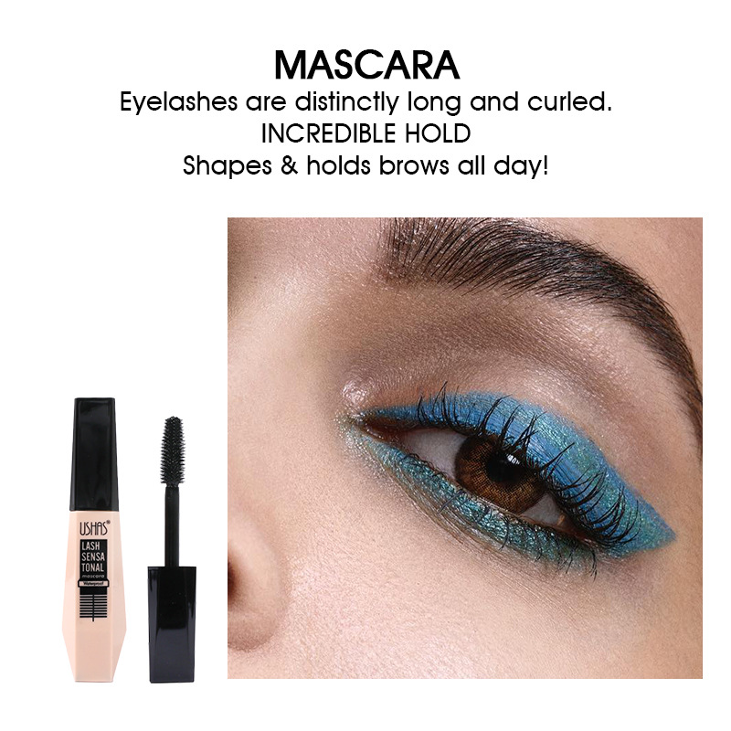USHAS cross-border stock mascara from Europe and America is waterproof, long-lasting, thick and curling, and does not easily smudge. MA1079 details Picture