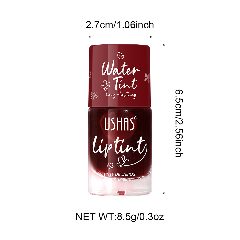 USHAS Amazon's best-selling cross-border 3-color liquid lipstick, water lip gloss, and long-lasting moisturizing lip gloss UC151 Item Picture