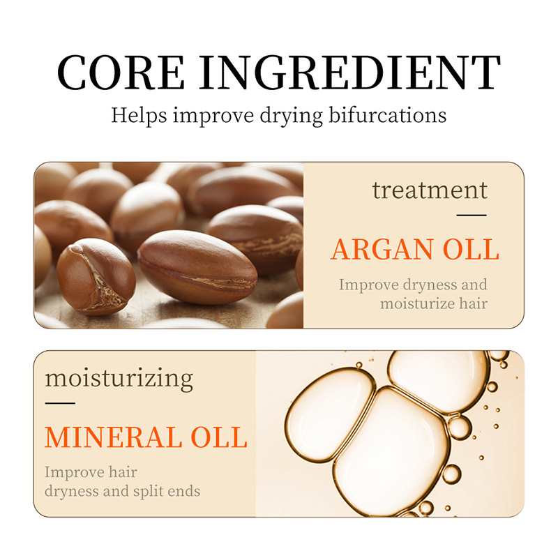 Cross-border wholesale of SADOER Moroccan argan oil hair care essential oil for dyeing, perming, curling and straightening Item Picture