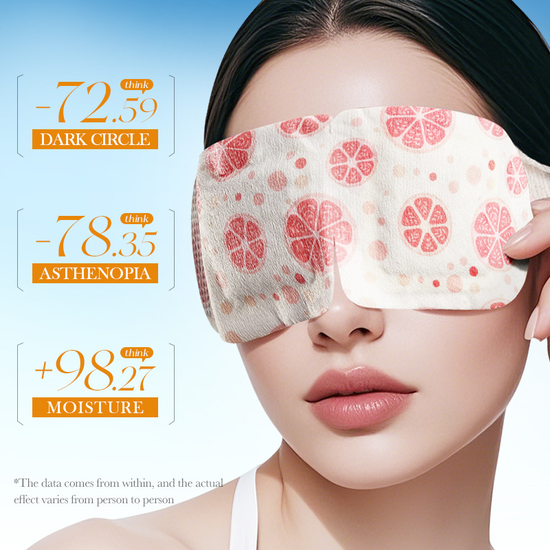Full English SADOER grapefruit rose Steam Eye Mask Moisturizing and Relieving dry eye Mask cross-border export wholesale Application Scenario