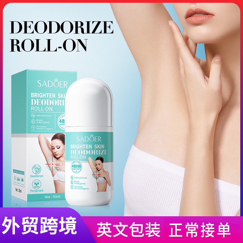 SADOER Brightening pearlestick Body Lotion leaves a refreshing scent under the armpits. Cross-border export wholesale for girls full figure
